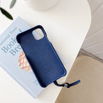 Leather Wrist Strap Phone Case