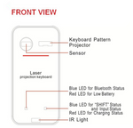 Virtual Laser Keyboard Bluetooth Wireless Projector