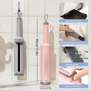 Rotatable Self-Squeeze Mini Mop with Crevice Brush