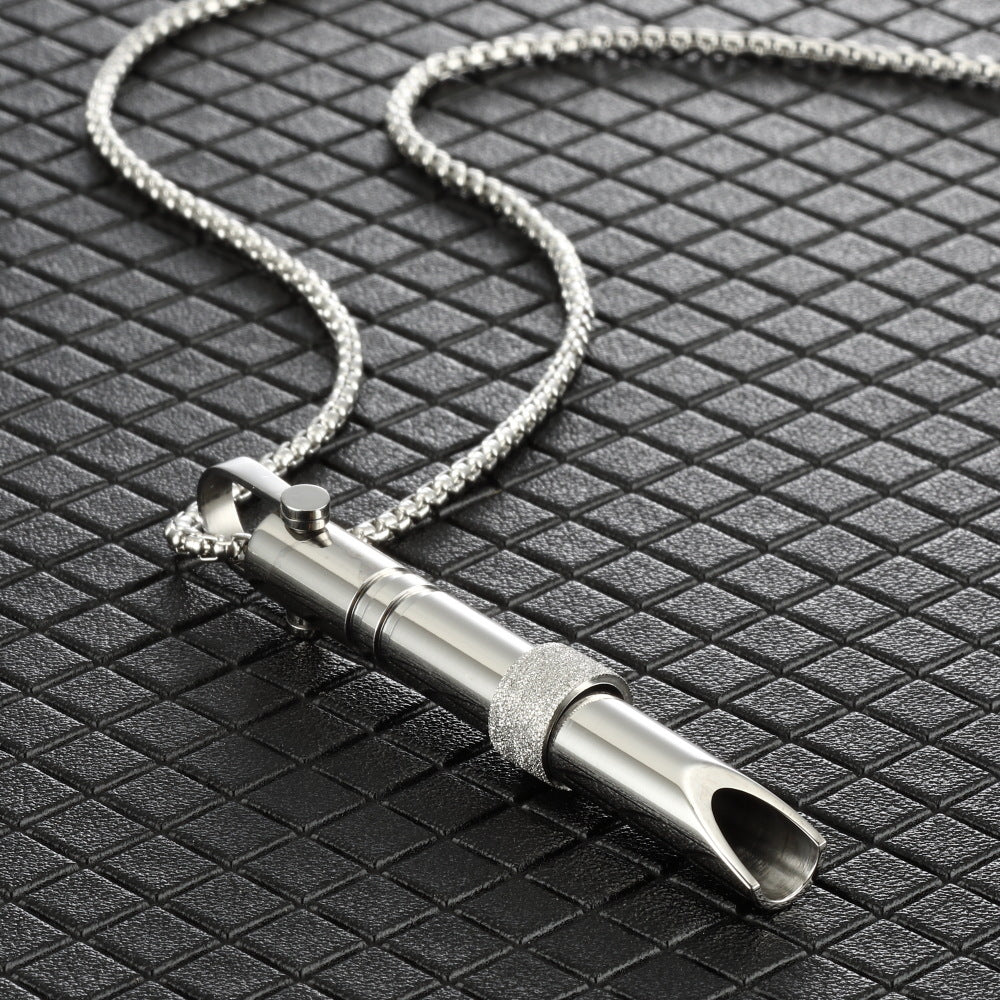 Stainless-Steel Breathing Necklace For Women & Men