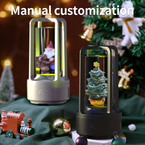 2-in-1 Audio Crystal Light and Bluetooth Speaker Gift - Touch-Controlled Resin Night Light